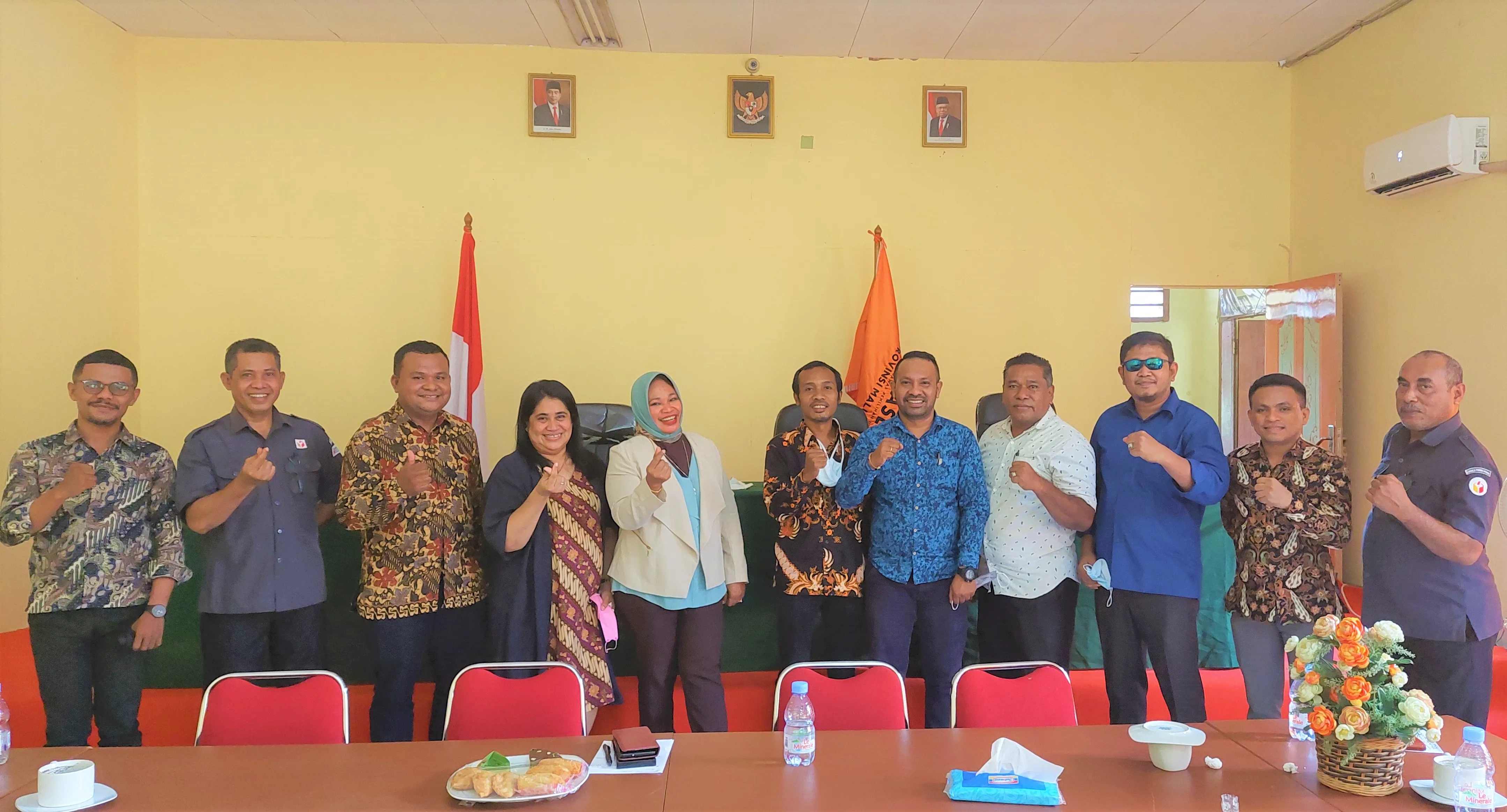 Silaturahmi Pimpinan KPID Maluku ke Kantor Bawaslu Provinsi Maluku