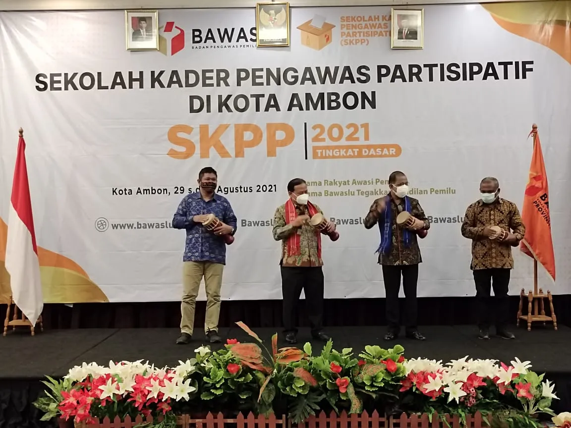 Ketua Bawaslu RI Membuka Secara Resmi Pelaksanaan SKPP Tingkat Dasar di Maluku 