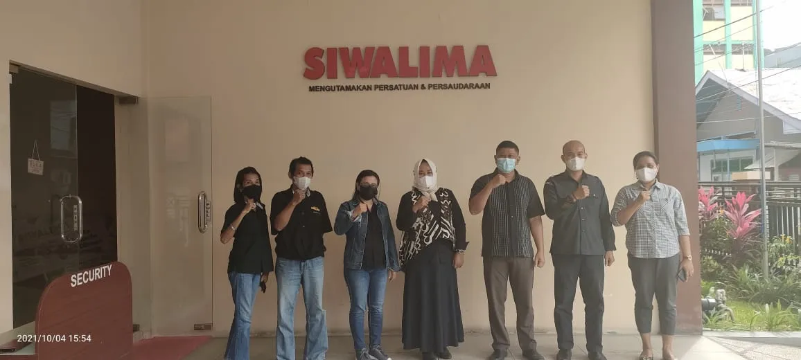 Bawaslu Mangente, Silaturahmi ke Redaksi News Siwalima