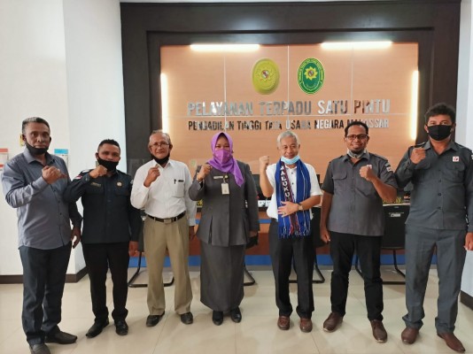 Sengketa Proses Pemilihan, Bawaslu Maluku dan Bawaslu Kabupaten Pilkada 2020 koordinasi ke PTTUN Makassar.