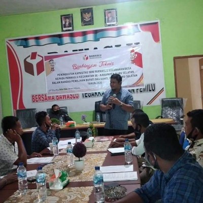 Bawaslu Buru Selatan Gelar Bimtek PKD bagi Panwaslu Kecamatan.