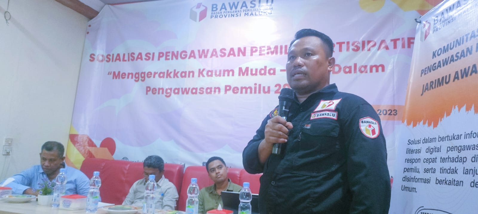 Gelar Sosialisasi di Malteng, Bawaslu Maluku ajak Peran Pemuda Dalam Pengawasan Pemilu 