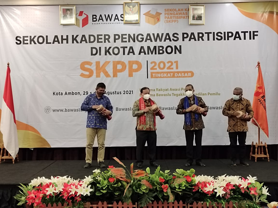 Dibuka Langsung Ketua Bawaslu RI, Calon Kader Diharapkan Dapat Menjadi Penggerak Pengawasan Partisipatif di Wilayah Maluku