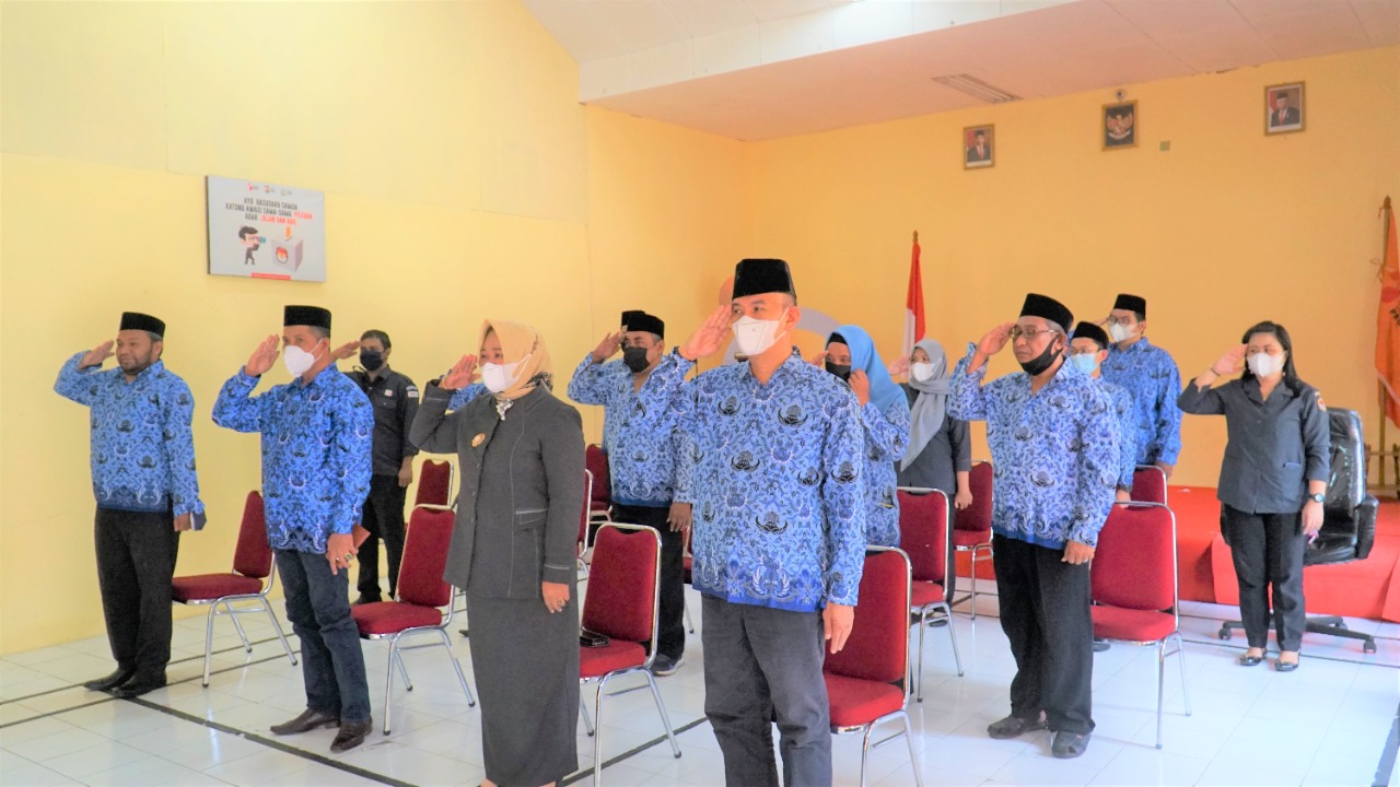 Peringati Hari Kesaktian Pancsila, Bawaslu Maluku Ikuti Upacara Secara Virtual