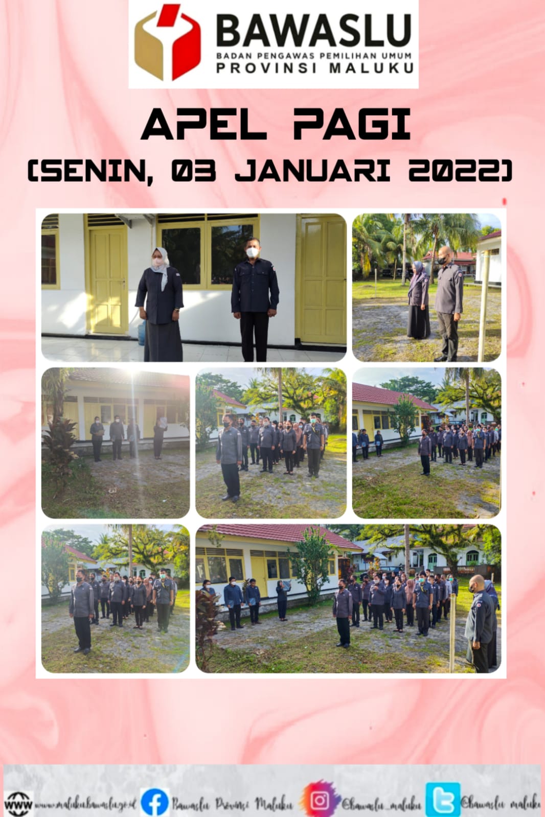 Apel Pagi Perdana Tahun 2022, Astuti: Tingkatkan Soliditas dan Kerjasama