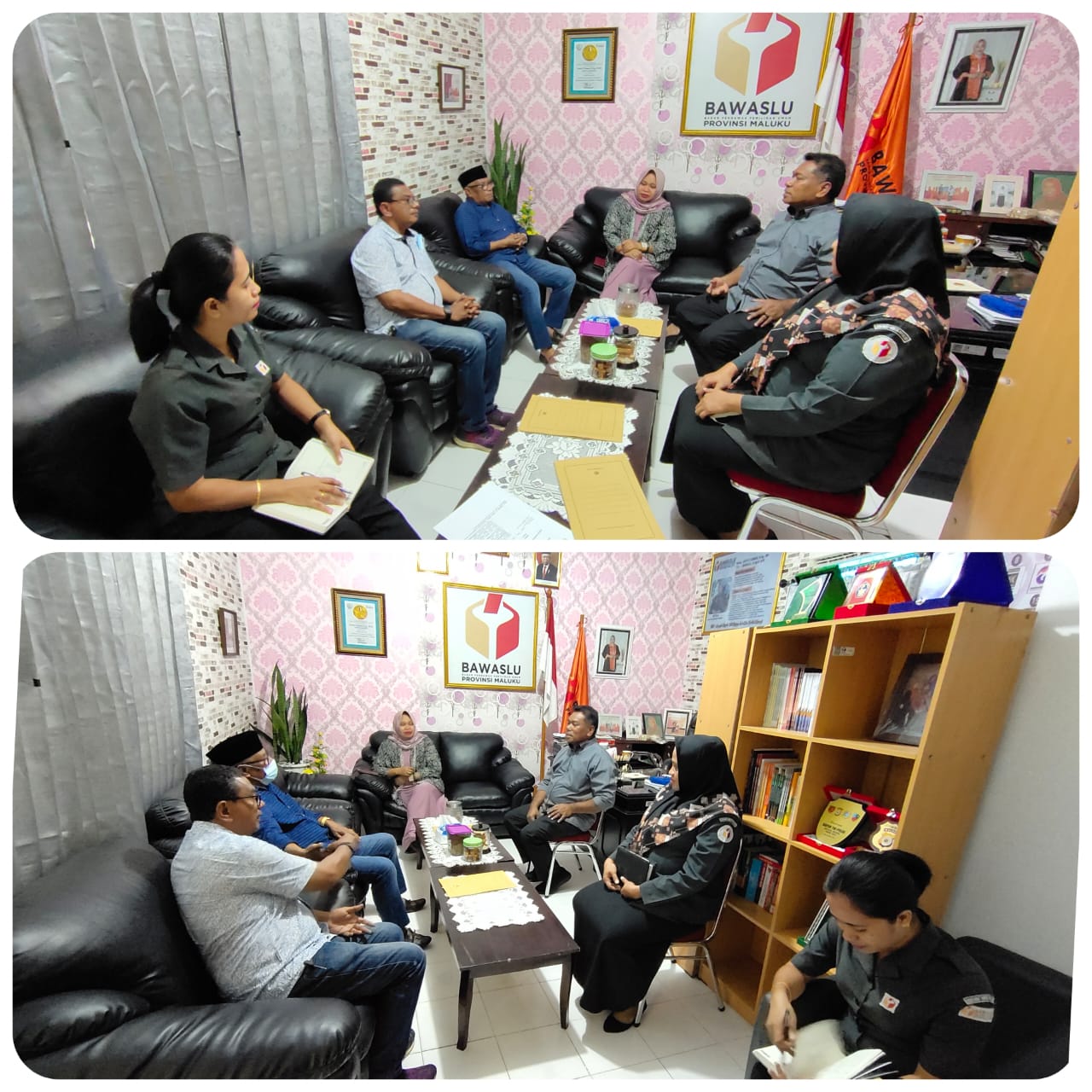 Persiapan Penandatanganan MoU, Bawaslu Provinsi Maluku dan Majelis Latupati gelar Pertemuan Bersama