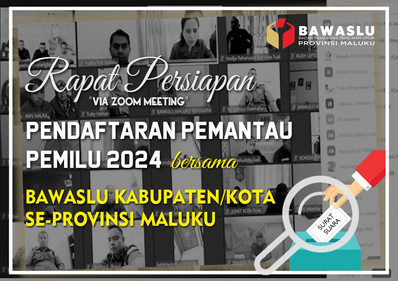 Utamakan Pelayanan Ramah, Bawaslu Maluku Bahas Persiapan Pendaftaran Pemantau Pemilu 