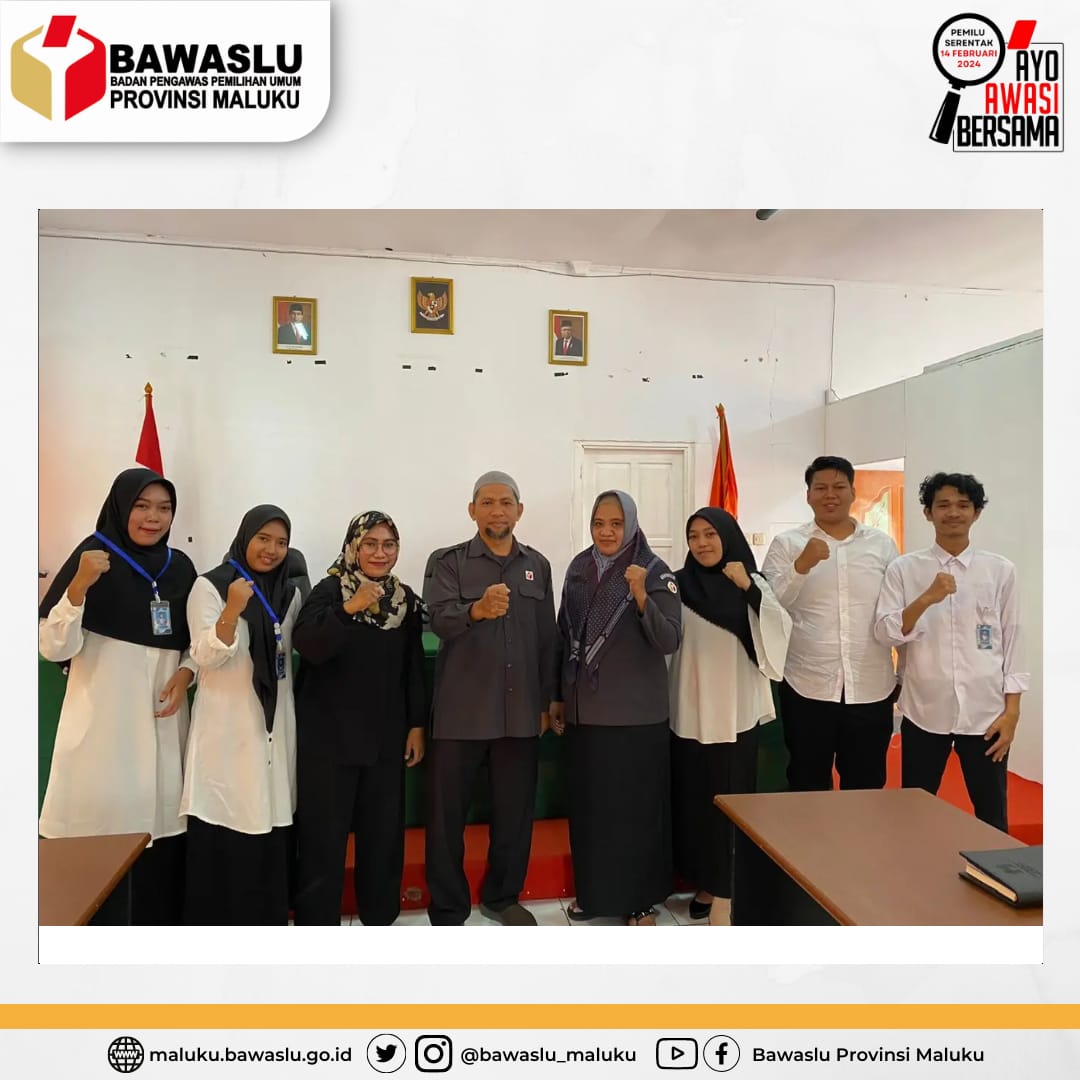 Bawaslu Maluku Kembali Terima Mahasiswa KKP, Kali Ini Dari STIKOM Ambon