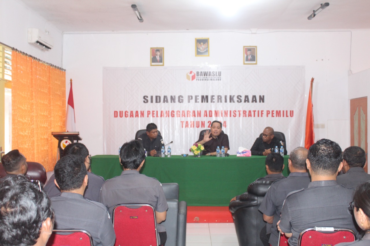 Di Bawaslu Maluku, Herwyn Sosialisasikan Perbawaslu Tentang Pola Hubungan dan Tata Kerja, Sampaikan Pengawasan Jadi Tugas Lintas Divisi
