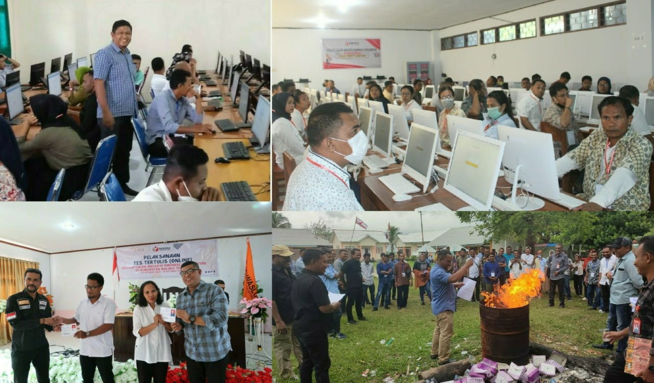 2.307 Peserta Ikuti Tes Tertulis Panwascam, Maluku Tengah Terbanyak