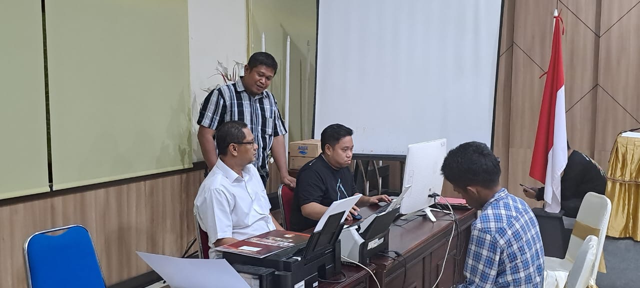 Bawaslu Provinsi Maluku Awasi Langsung Sub Tahapan Perbaikan dan Penyerahan Dukungan Minimal pemilih Perbaikan Kesatu