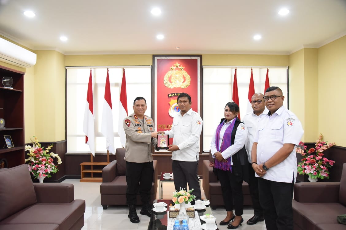 Bawaslu Maluku Datangi Polda, Perkuat Sinergi Kawal Pemilu 2024