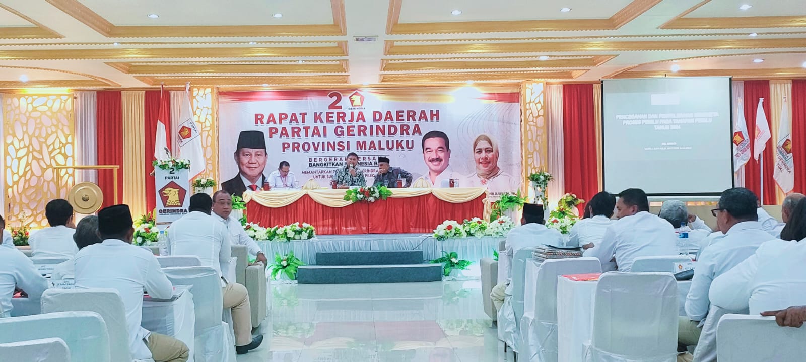 Hadiri Rakerda Partai Gerindra Provinsi Maluku, Subair Imbau Parpol Pahami Aturan Pelaksanaan Tahapan Pemilu 2024