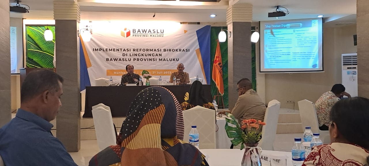 Sosialisasikan Semangat Reformasi Birokrasi Kepada Jajaran, Bawaslu Maluku Siap Wujudkan Lingkungan Kerja yang Profesional dan Berintegritas