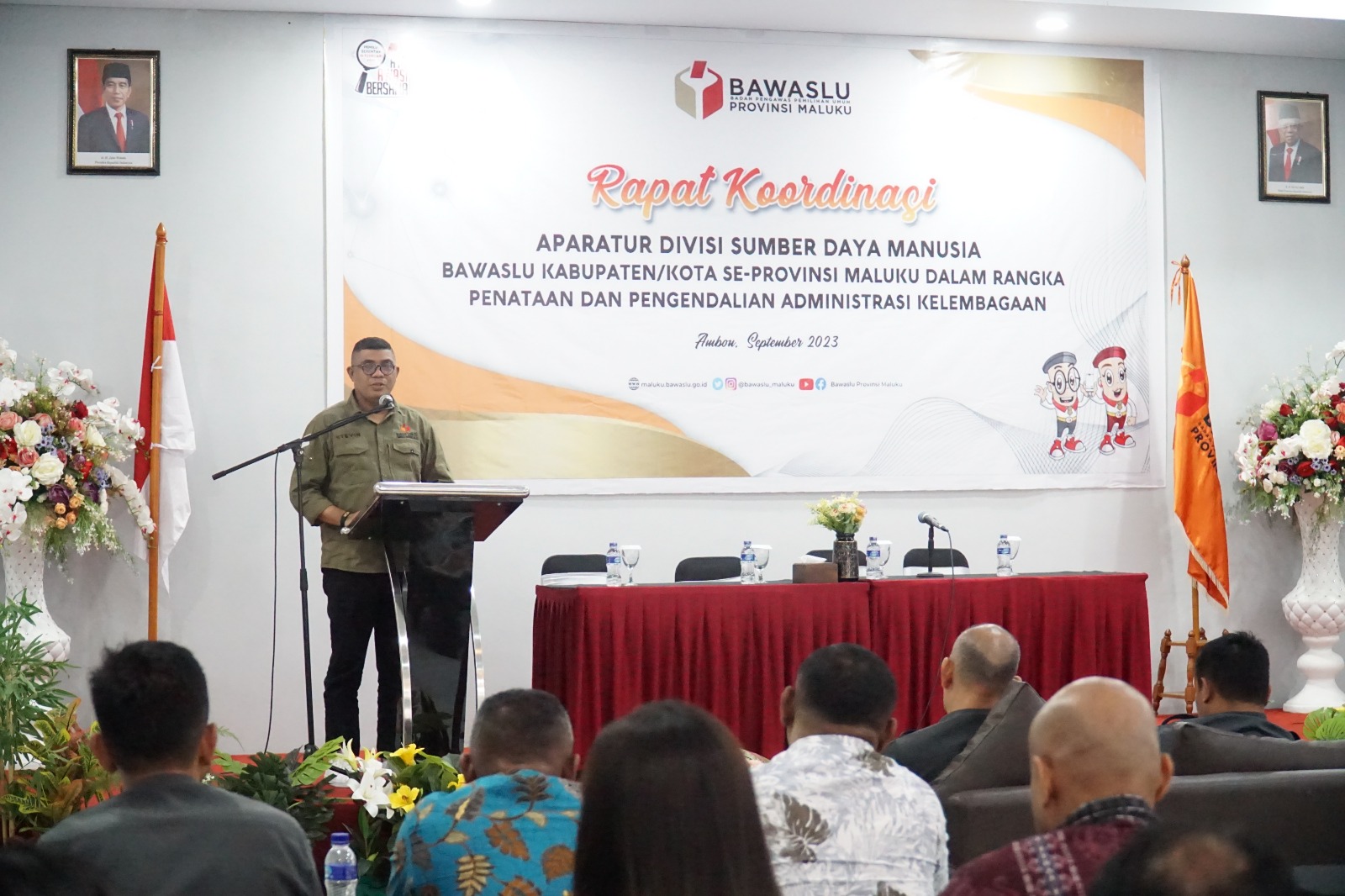Tingkatkan Kapasitas SDM, Bawaslu Maluku Helat Rapat Fasilitasi dan Pembinaan Aparatur Pengawas