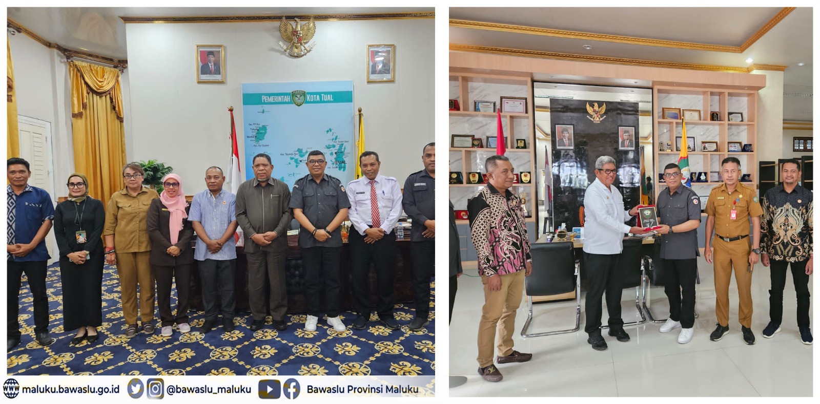 Audiensi Bersama Pemda Malra dan Pemkot Tual, Bawaslu Maluku Minta Dukungan Untuk Pemilihan 2024 