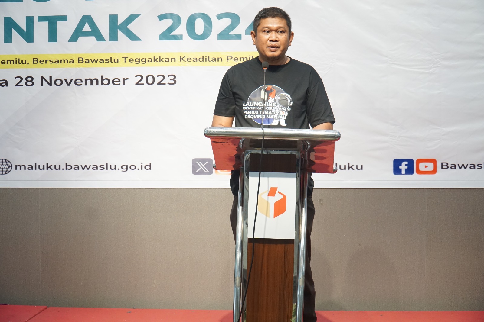 Petakan Kerawanan dan Deteksi Dini Pelanggaran Pemilu, Bawaslu Maluku Launching IKP Tematik