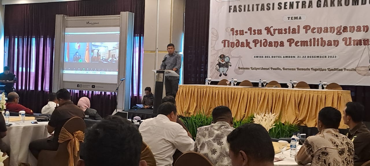 Helat Rakor Sentra Gakkumdu, Subair: Jaga Sinergitas Demi Penegakan Keadilan Pemilu Yang Berkepastian Hukum