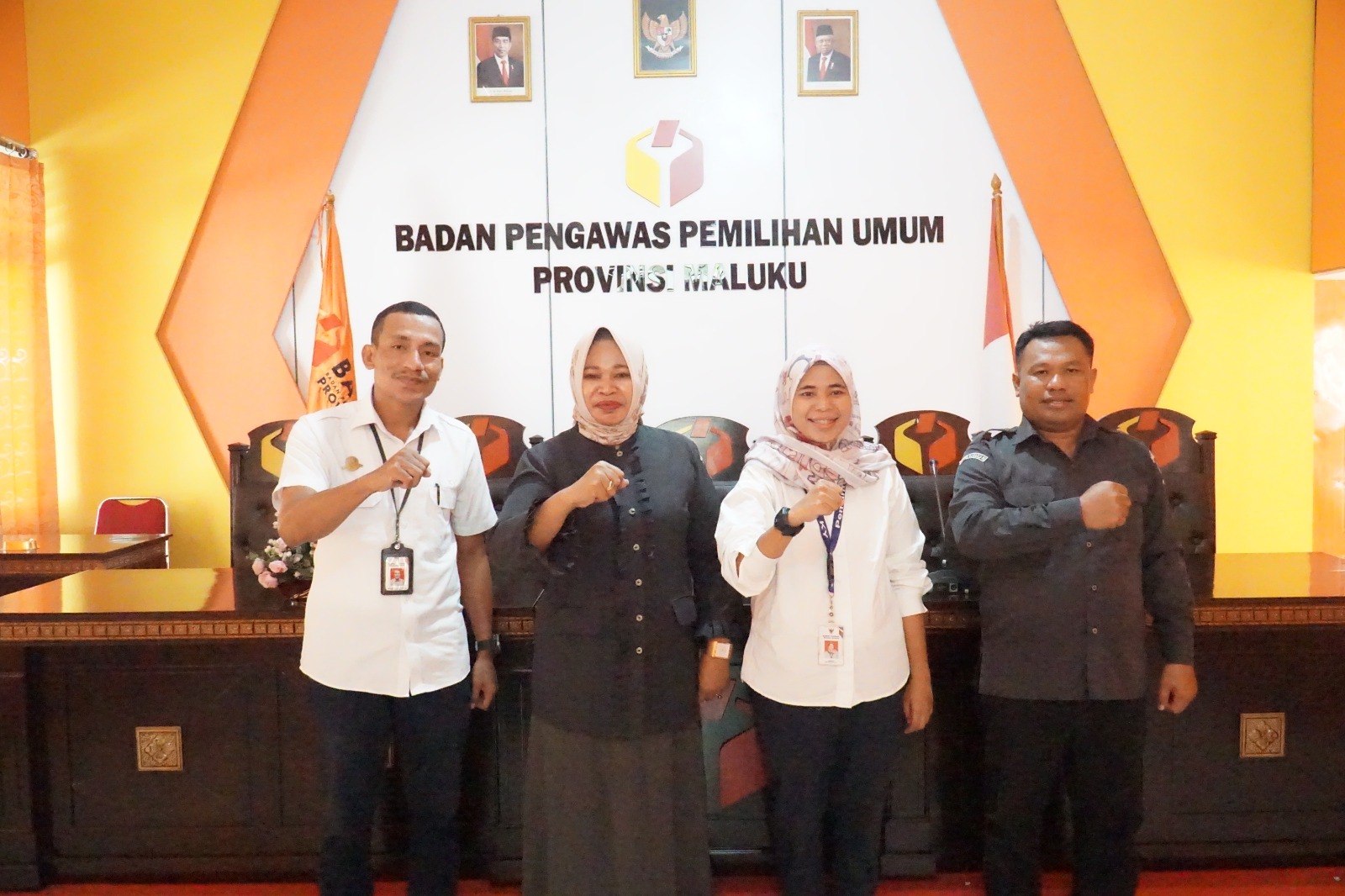 Sambangi Bawaslu Maluku, Penghubung KY Siap Bersinergi Dalam Penegakan Hukum Pemilu