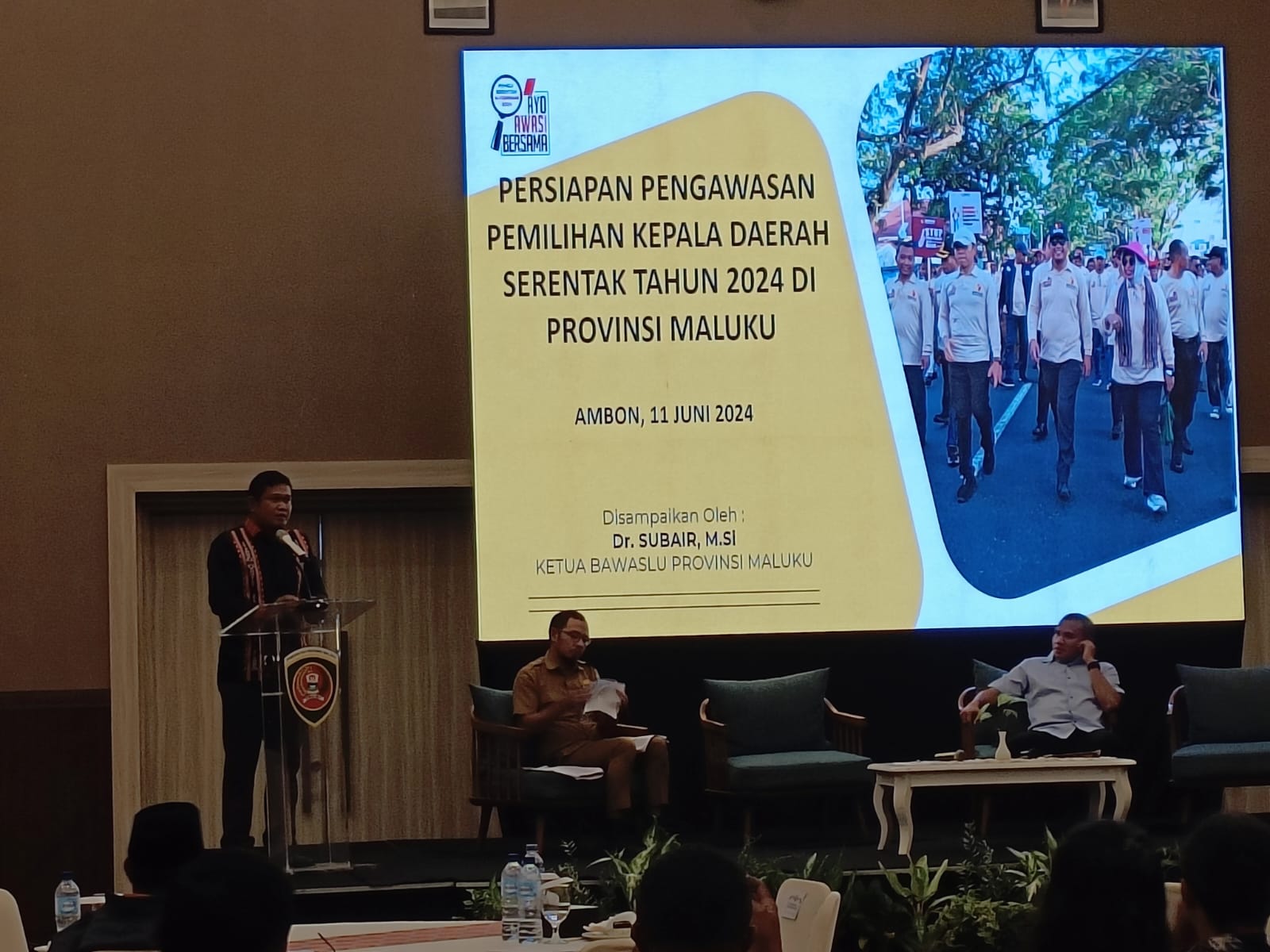 Hadir sebagai narasumber dalam Rakor Forkopimda, Subair ajak seluruh Stakeholder Wujudkan Pilkada Amam dan Damai