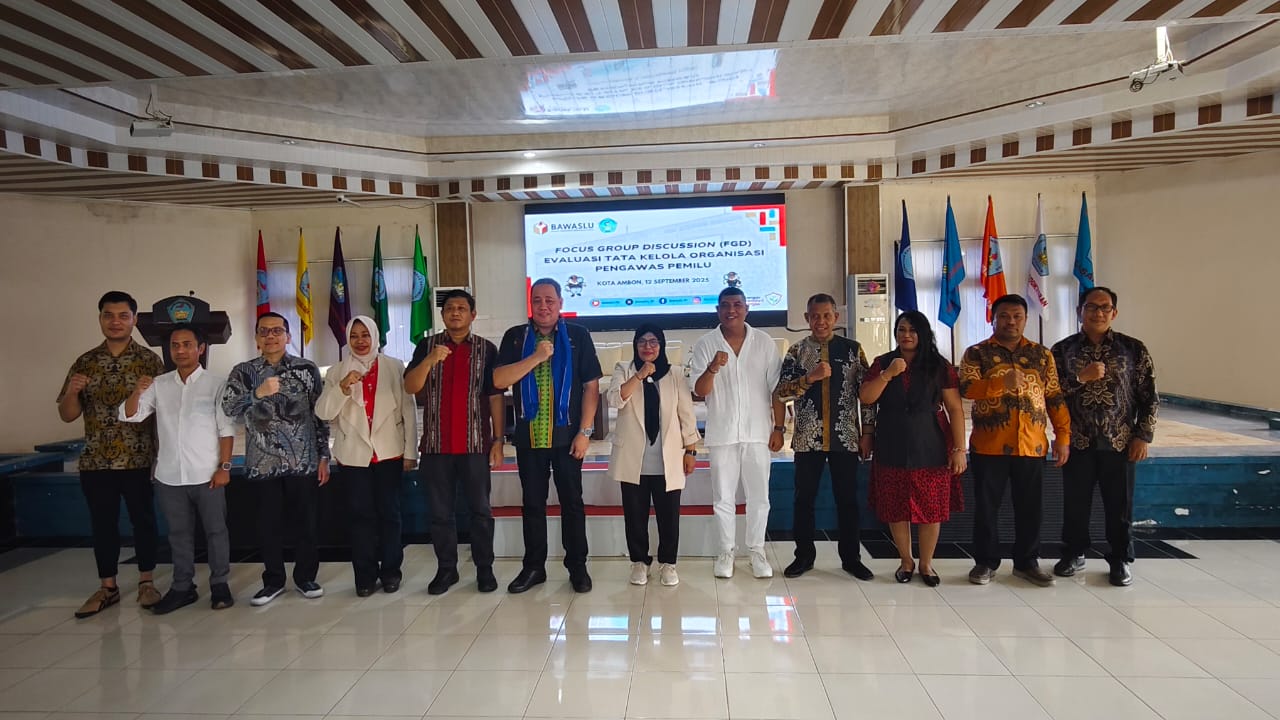 Bawaslu Gelar FGD di Unpatti: Evaluasi Tata Kelola dan Tantangan Pemilu 2024