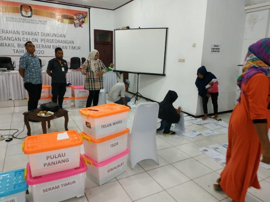 AWASI TAHAPAN PENCALONAN PERSEORANGAN, BAWASLU MALUKU LAKUKAN SUPERVISI.
