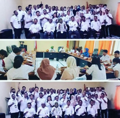 Halal Bihalal Idul Fitri 1442 H, Astuti Usman: Perekat Silaturahmi, Perkuat Kinerja 