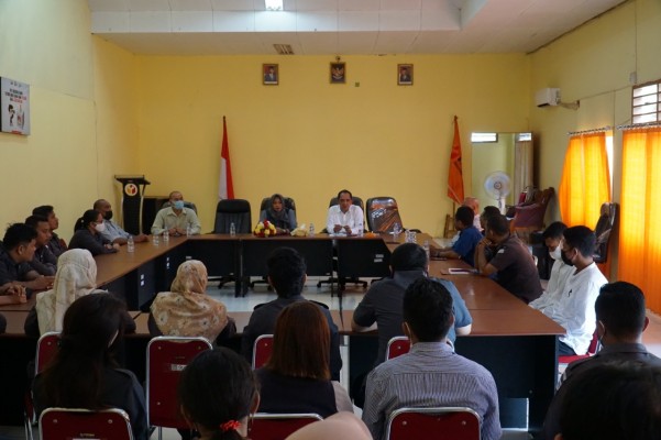 Kunjungan Monitoring Ke Bawaslu Maluku, La Bayoni: Sukses Pekerjaan Dicapai Dengan saling Menghargai dan Menjaga Silaturahmi