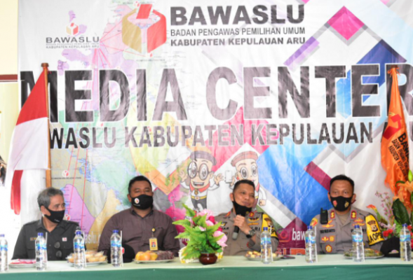 Kapolda Maluku Berkunjung Ke Kantor KPUD Dan Bawaslu Kabupaten Kepulauan Aru