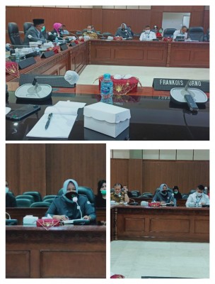 Pilkada 2020 : Bawaslu Provinsi Maluku bersama Komisi 1 DPRD Provinsi Maluku dan Mitra Strategis Gelar Rapat Kerja