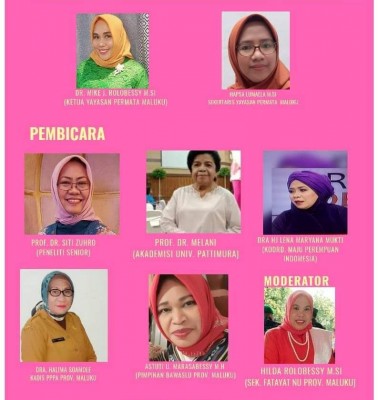 Menyambut HUT RI Ke-75, Bawaslu Maluku bersama Tokoh Perempuan Gelar Diskusi Publik.