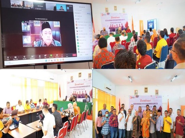 Bawaslu Maluku Sosialisasikan Penggunaan SIPS 3.0 Kepada Partai Politik