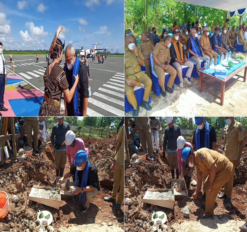 Pembangunan Kantor Bawaslu KKT, Sekjen Hadiri Peletakan Batu Pertama
