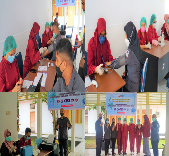 Bawaslu Provinsi Maluku Terima Vaksin Covid19 Dosis Ketiga