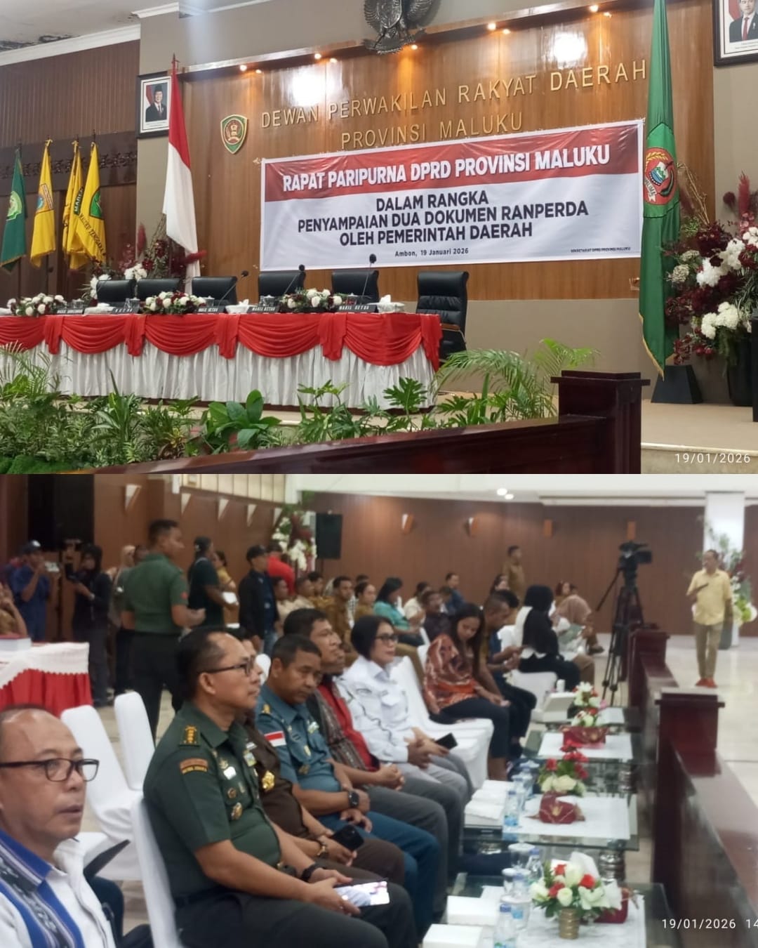 Pembahasan ranperda provinsi Maluku tahun 2026