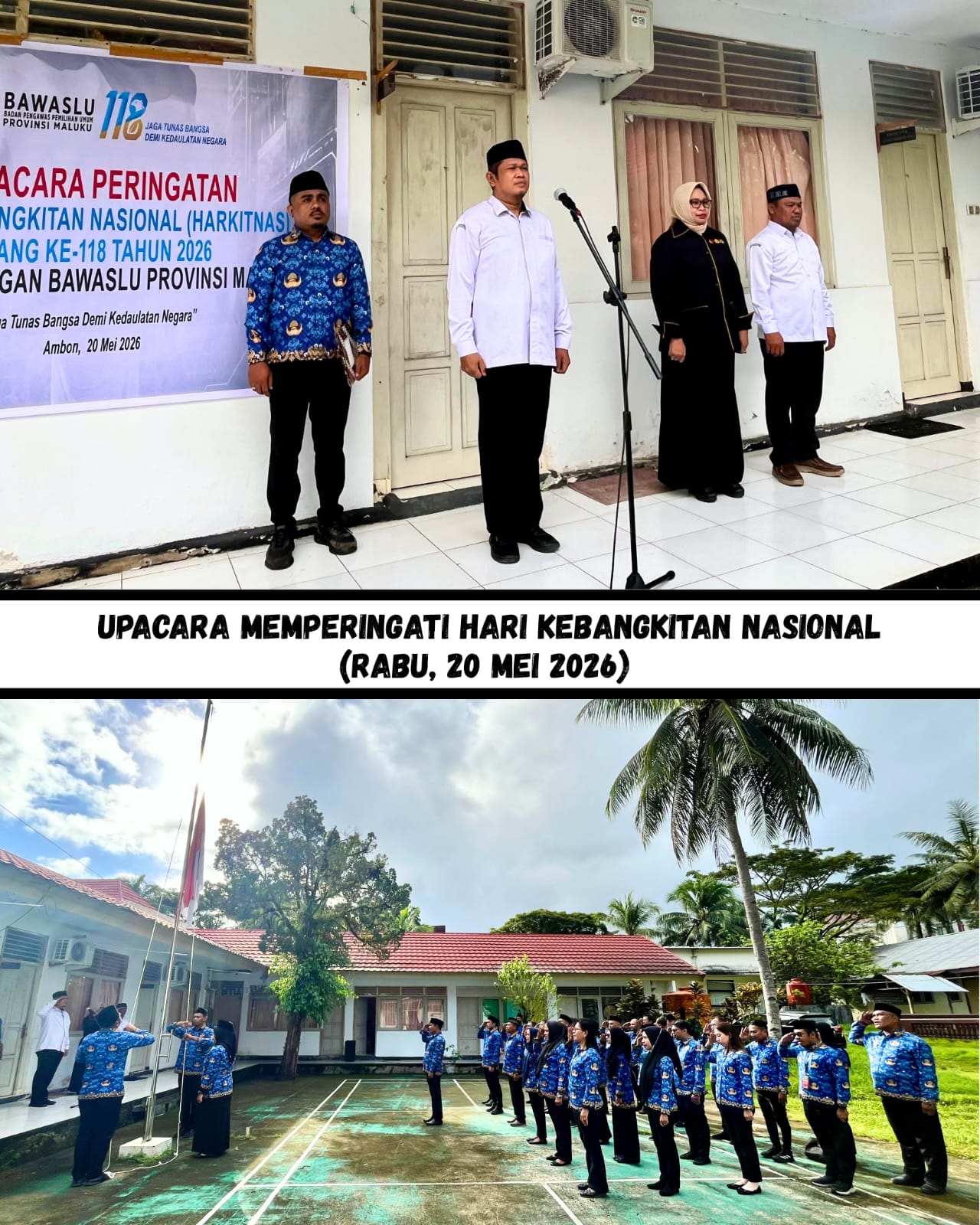 Memperingati Hari Kebangkitan Nasional (Harkitnas) ke-118 di lingkup Bawaslu Provinsi Maluku (20/05/26)