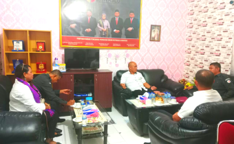 Bicarakan Pengamanan Pemilu 2024, Kasubditpol Polda Sambangi Bawaslu Maluku