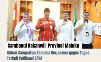 Bentuk Gugus Tugas Pengawasan Politisasi SARA, Bawaslu Sambangi Kanwil Kemenag