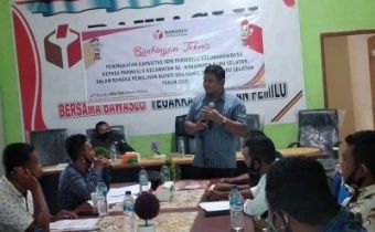 Bawaslu Buru Selatan Gelar Bimtek PKD bagi Panwaslu Kecamatan.