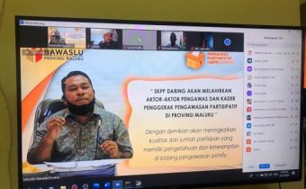 BAWASLU PROVINSI MALUKU SIAPKAN AKTOR & KADER PENGGERAK PENGAWAS PARTISIPATIF PEMILU/PEMILIHAN.
