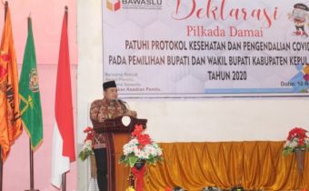 Deklarasi Pilkada Damai di Bumi Jargaria, Afifudin minta agar Pilkada di Kabupaten Kepulauan Aru berjalan baik secara proses dan baik secara hasil.