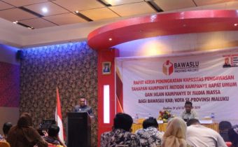 Peningkatan Kapasitas Pengawasan Tahapan Kampanye Rapat Umum dan Kampanye di Media Massa oleh Bawaslu Provinsi Maluku