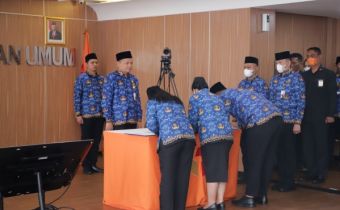 Lantik 411 PNS Angkatan Lima, Sekjen Minta Jujur, Disiplin dan Tanggung Jawab