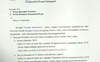 Sosialisasi Video Pengawasan Pemilu Partisipatif