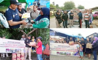 BAWASLU MALUKU GANDENG BAWASLU SULAWESI TENGAH 
SALUKAN BANTUAN KEPADA KORBAN GEMPA BUMI