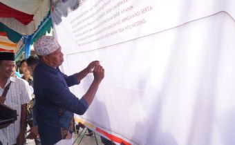 Teken Deklarasi, Hitu Messing Jadi Percontohan Desa Anti Politik Uang