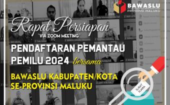 Utamakan Pelayanan Ramah, Bawaslu Maluku Bahas Persiapan Pendaftaran Pemantau Pemilu 