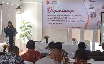 Sosialisasi Perbawaslu 9 Tahun 2022, Revency:  Hindari Potensi Sengketa Dengan Mengutamakan Pencegahan