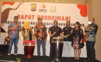 Rakor Sentra Gakkumdu Bawaslu Se Maluku, Sinergitas Dalam Penegakan Hukum Pemilu