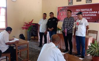 Kunjungan Kerja Di Maluku Tengah, Melay Kepada Panwascam: Kolaborasi Bawaslu dan KPU Harus Dibangun dan Dijaga